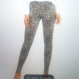 Spanx Snakeskin Jean-ish® Ankle Leggings XL